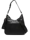 Liu •jo Versatile Shoulder Bag Tassel Detail In Black