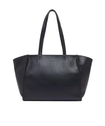 Liu •jo Liu Jo Logo Detail Tote Bag In Black