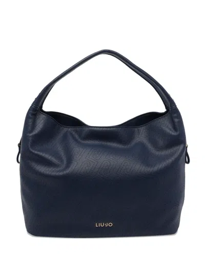 Liu •jo Logo-detail Tote Bag In Blue