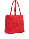 Liu •jo Logo-detail Tote Bag In Red