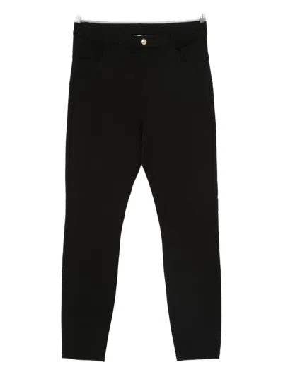 LIU •JO LOGO-DETAIL TROUSERS
