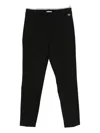 Liu •jo Logo-detail Trousers In Black