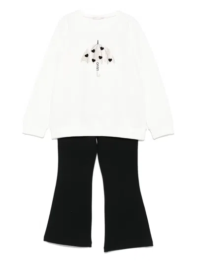 LIU •JO LOGO-DETAIL TROUSERS SET