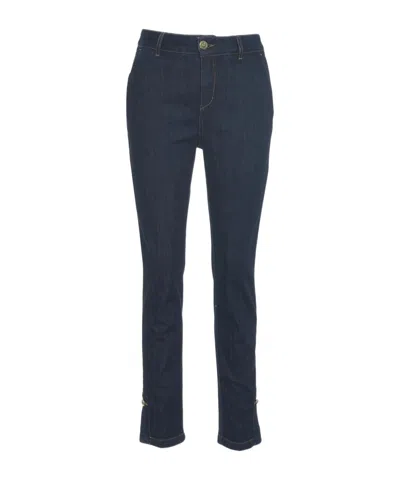 Liu •jo Logo Detail Wrangler Jeans In Black
