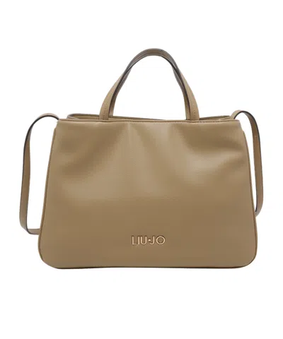 Liu •jo Liu Jo Logo Double-handle Tote Bag In Brown