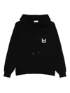 Liu •jo Logo-embellished Hoodie In Black