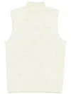 Liu •jo Logo-embellished Vest In Green