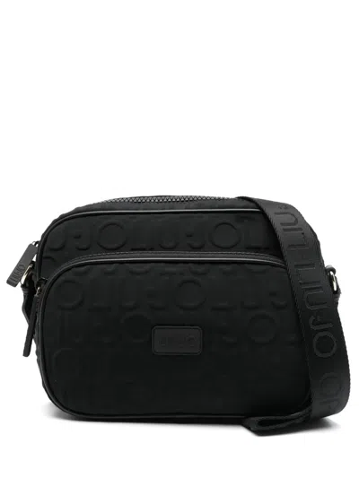Liu •jo Logo-embossed Cross Body Bag In Schwarz