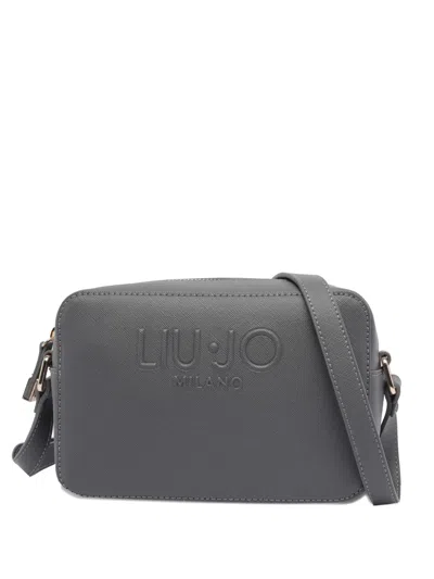 LIU •JO LOGO-EMBOSSED CROSSBODY BAG