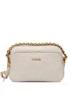 Liu •jo Logo-embossed Crossbody Bag In Neutrals