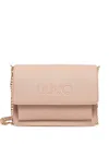 Liu •jo Logo-embossed Crossbody Bag In Neutrals