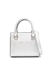 Liu •jo Logo-embossed Mini Bag In Silver