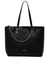 Liu •jo Logo-embossed Shoulder Bag In Black