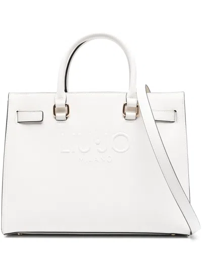LIU •JO LOGO-EMBOSSED TOTE BAG