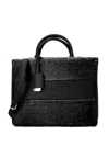 Liu •jo Logo-embossed Tote Bag In Black