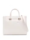 Liu •jo Logo-embossed Tote Bag In Neutral