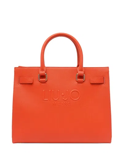 LIU •JO LOGO-EMBOSSED TOTE BAG