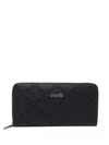 Liu •jo Logo-embossed Wallet In Black
