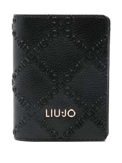 Liu •jo Logo-embossed Wallet In Black