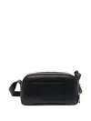 Liu •jo Logo-embossed Zip-top Shoulder Bag In Black