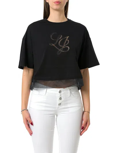 Liu •jo T-shirt Liu Jo Woman Color Sky Blue In Black