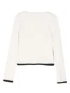 Liu •jo Logo-embroidered Sweater In Neutrals