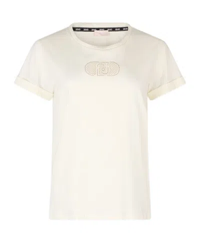 Liu •jo Logo-embroidered T-shirt