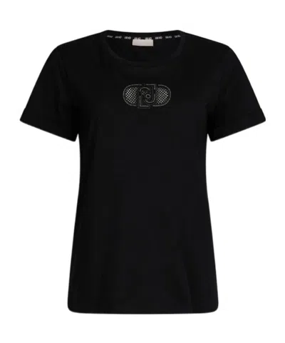 Liu •jo Logo-embroidered T-shirt