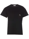 Liu •jo Logo T-shirt In Black
