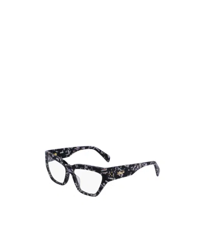 Liu •jo Logo Flat Mirror In Black