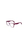 Liu •jo Logo Flat Mirror In Red