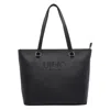 Liu •jo Rectangular Tote Bag Dual Handles In Black