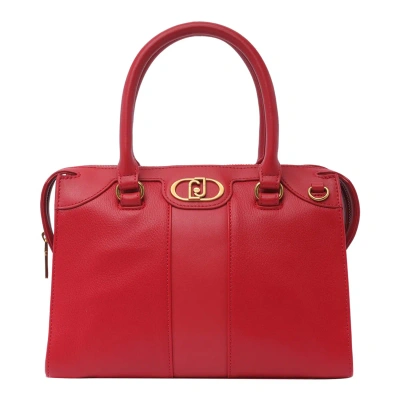 Liu •jo Logo Handbag In Red