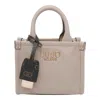 Liu •jo Logo Handbag In Sand