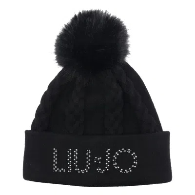 Liu •jo Logo Hat In Black