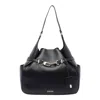 Liu •jo Liu Jo Black Shoulder Bag With Charm