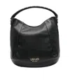 Liu •jo Liu Jo Leather Top Handle In Black