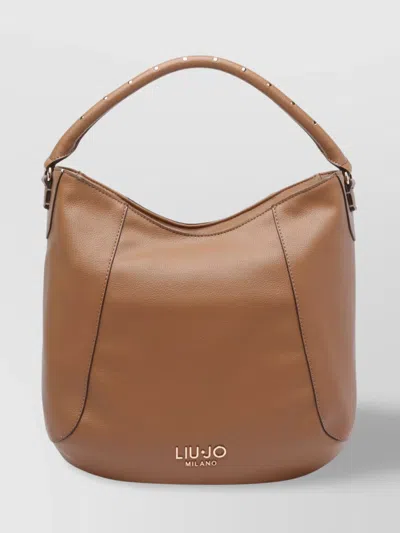 Liu •jo Logo Hobo Bag Metal Hardware