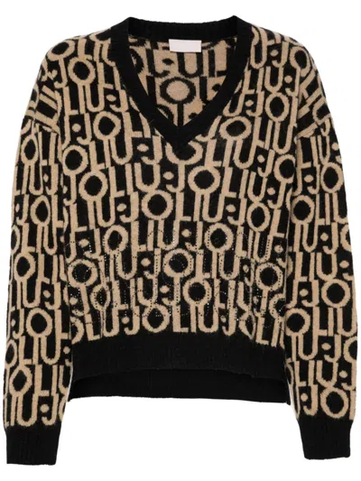 Liu •jo Liu Jo Logo Jacquard V In Multi