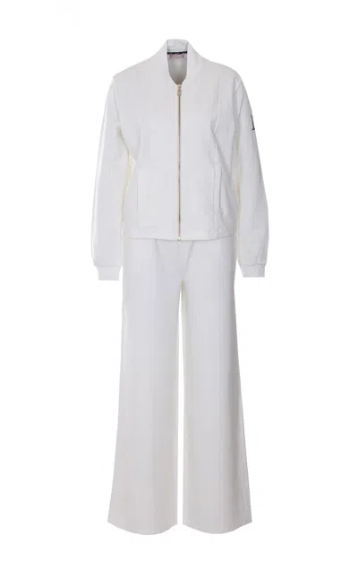 Liu •jo Logo Jumpsuit In White