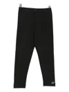 Liu •jo Logo Leggings In Black