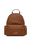 Liu •jo Deer Backpack With Adjustable Shoulder Straps In Brown