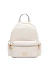 Liu •jo Logo-lettering Backpack In Neutral
