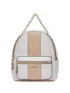 Liu •jo Logo-lettering Backpack In Neutral