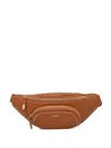 Liu •jo Logo-lettering Belt Bag In Brown