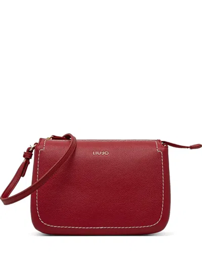 Liu •jo Logo-lettering Cross Body Bag In 红色