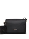 Liu •jo Logo-lettering Cross Body Bag In 黑色