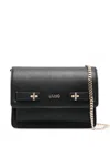 Liu •jo Logo-lettering Cross Body Bag In Black