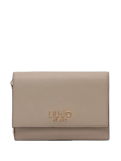 Liu •jo Logo-lettering Cross Body Bag In Brown