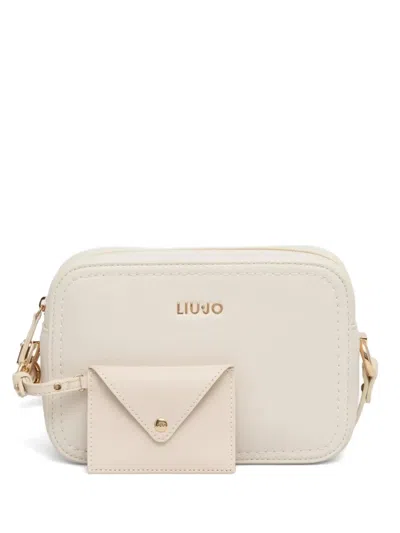 Liu •jo Logo-lettering Cross Body Bag In White